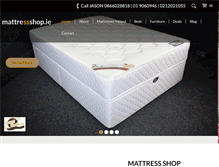 Tablet Screenshot of mattressshop.ie